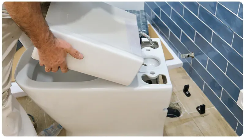 Installation de WC à Coatreven